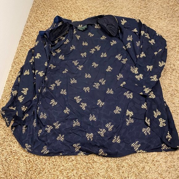 Harve Benard Pure Silk Button Up Long Sleeve Blouse - Picture 7 of 9